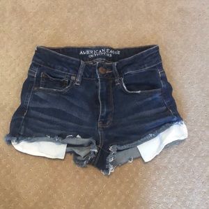American Eagle “Hi-Rise Shortie” size 2
